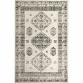 Bashian 2 ft. 6 in. x 8 ft. Sierra Collection Transitional Polpropylene Power Loom Area Rug, Ivory S231-IV-2.6X8-SE1003